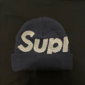 Supreme Beanie Reflective Blue